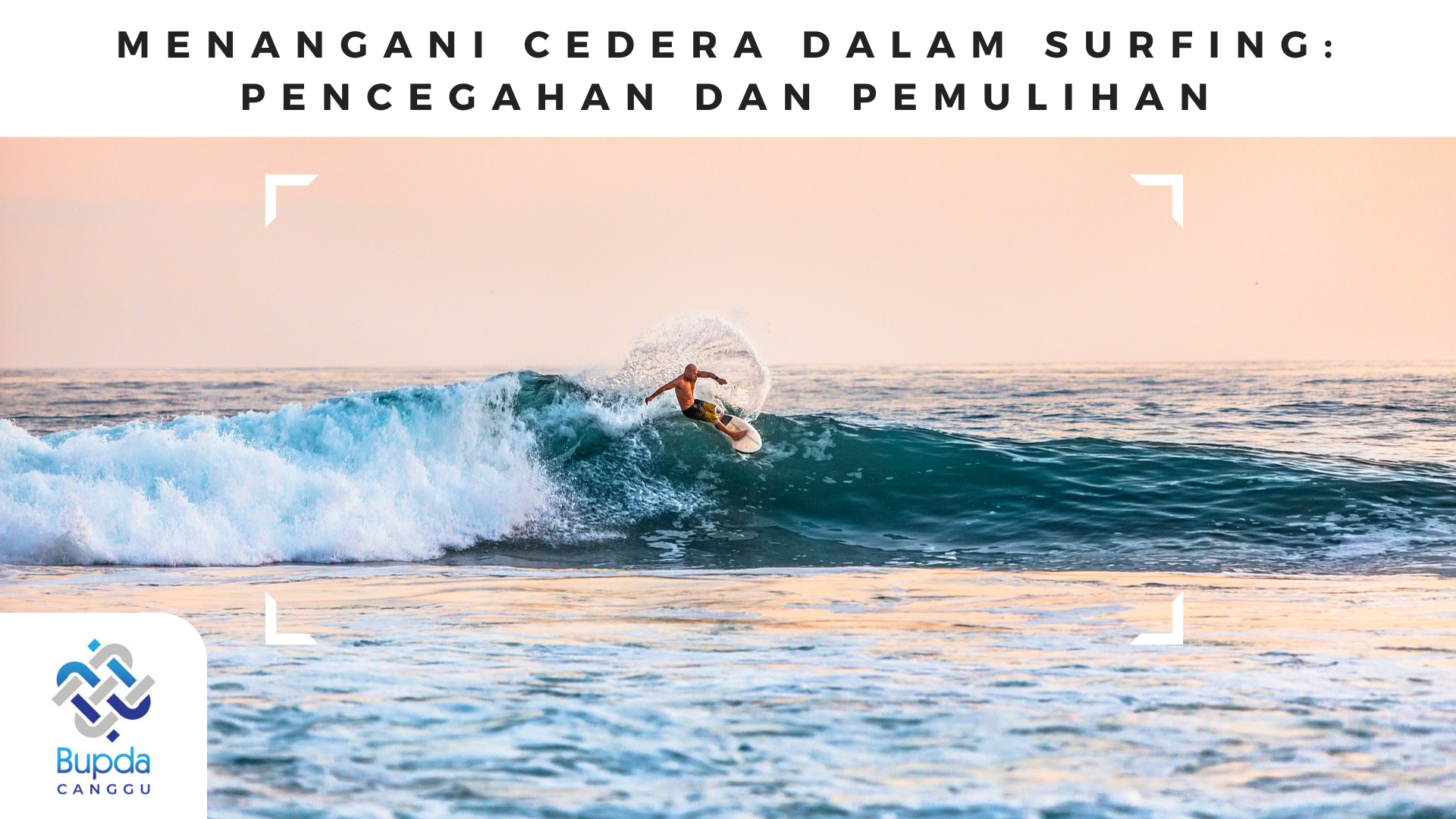 orang sedang olahraga surfing